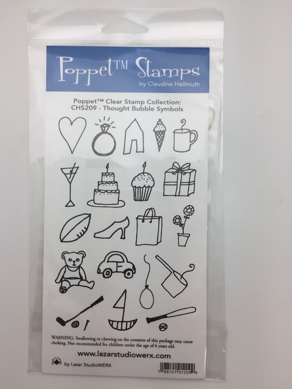 Doodles-Acrylic-Clear-Rubber-Stamps-Thought-Bubble-Claudine-Hellmuth-Poppets